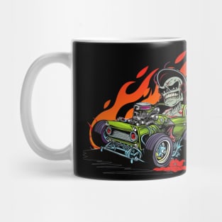 Monster Hot Rod Zombie Coupe Street Racer Retro Design Mug